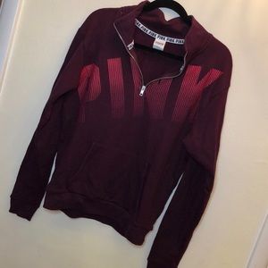 Pink VS half zip